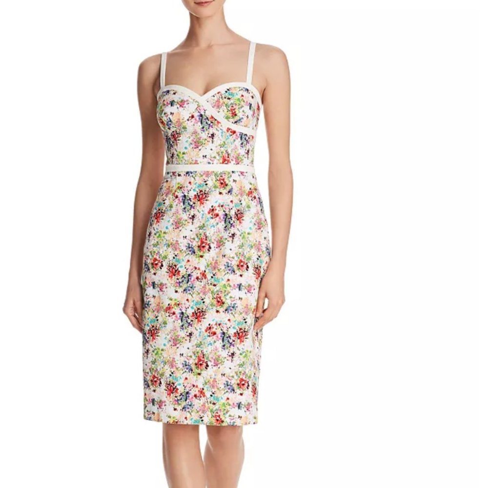 Black Halo Daria Floral Dress Size 0